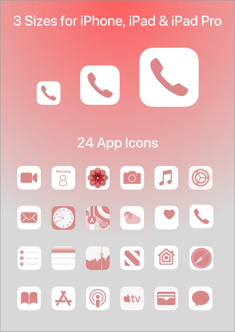 Light Pink Aesthetic Pink themed ios 14 app icons aesthetic widgets iphone wallpaper app themes app widget design. light pink aesthetic
