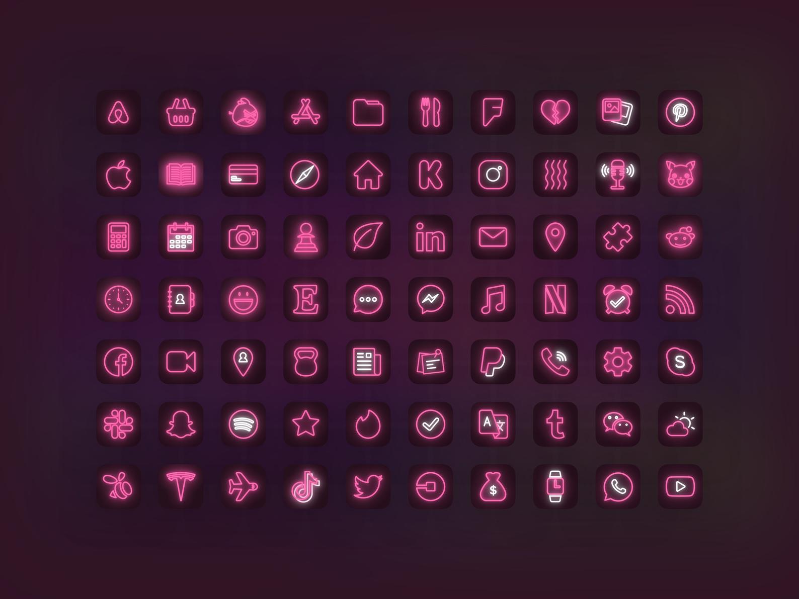 pink iphone icon